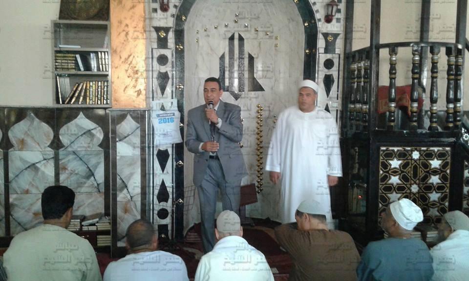  بالصور... رئيس مدينة فوه يتابع مشروعك ويفتتح مسجد أبو دراز الكبير