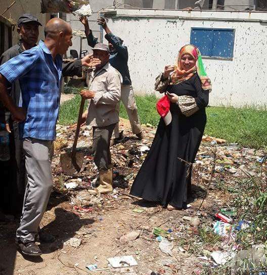  بالصور .. استمرار حملات النظافة في قرية تيدا بسيدي سالم 