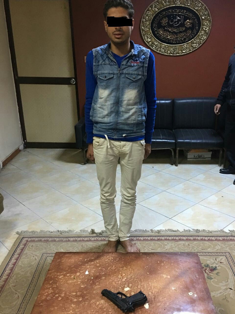  بالصور : القبض على مسجلين بحوزتهما أسلحة ومواد مخدرة بكفر الشيخ