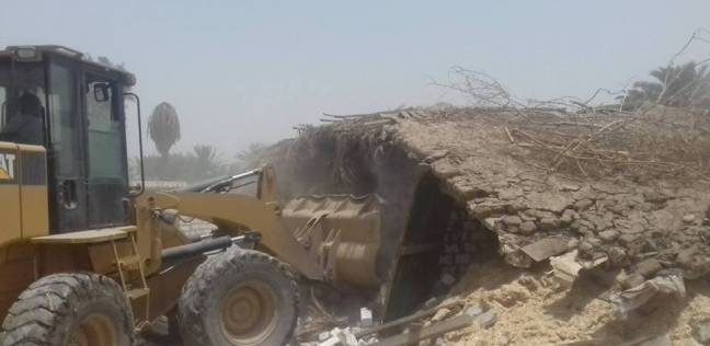  إزالة 17 حالة تعد على الأراضي الزراعية بحملة أمنية في كفر الشيخ
