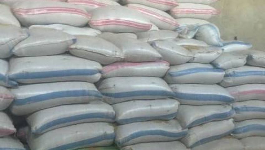  ضبط 49 طن أرز شعير محتكرة فى حملة تموينية بكفرالشيخ