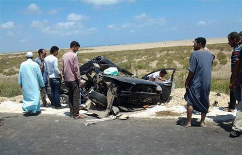  مصرع 6 أشخاص وإصابة 7 آخرين في حادثي تصادم على الطريق الدولى بكفر الشيخ