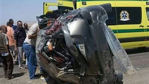  اصابة 5 اشخاص فى حادثى تصادم بكفر الشيخ 