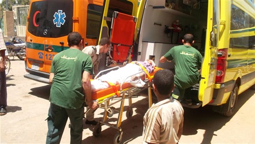  بالاسماء .. اصابة 7 اشخاص فى حادث انقلاب سيارة ميكروباص بكفر الشيخ