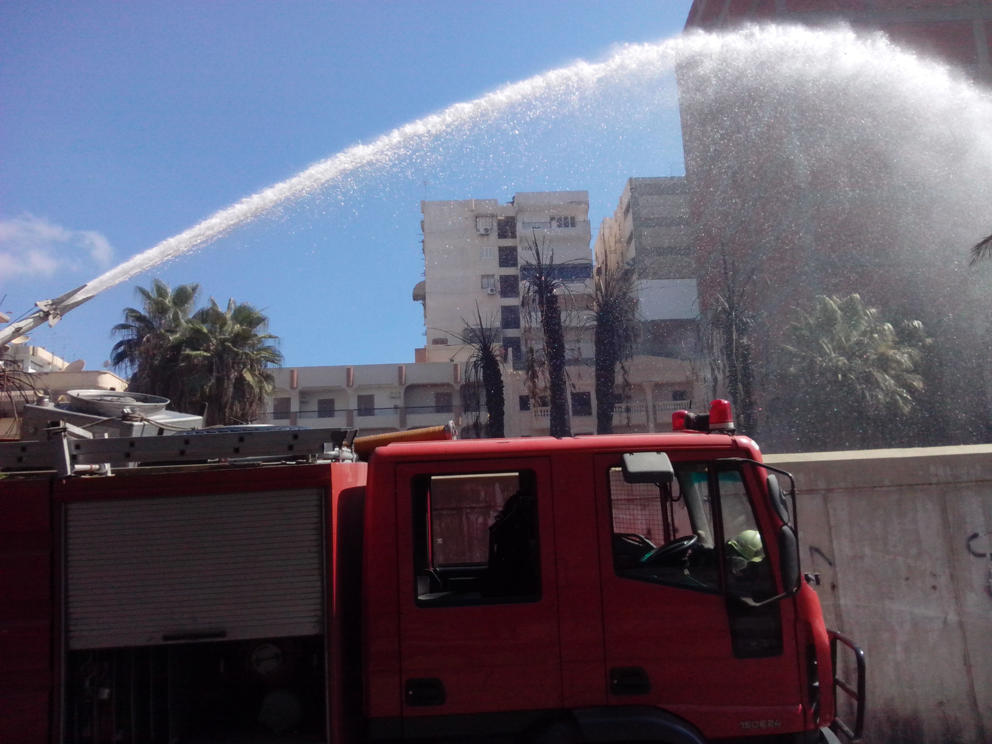  «الحماية المدنية» تسيطر على حريق فى مستشفى الحميات بكفرالشيخ