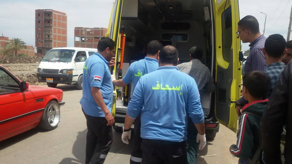  إصابة 11 شخصاً فى ثلاث حوادث بكفر الشيخ