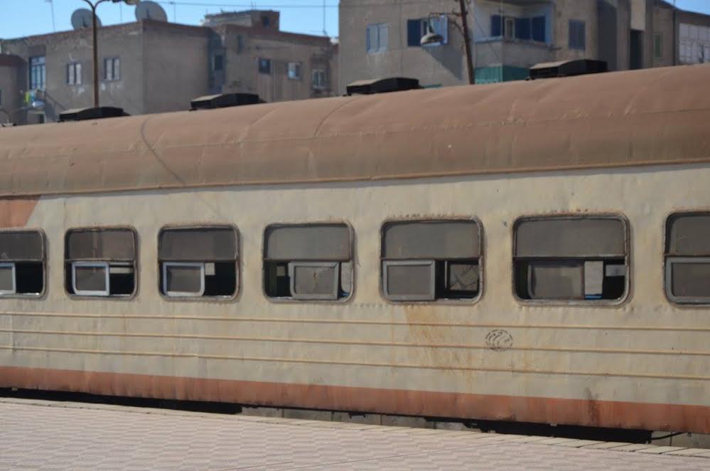  خروج جرار قطار بكفر الشيخ عن القضبان