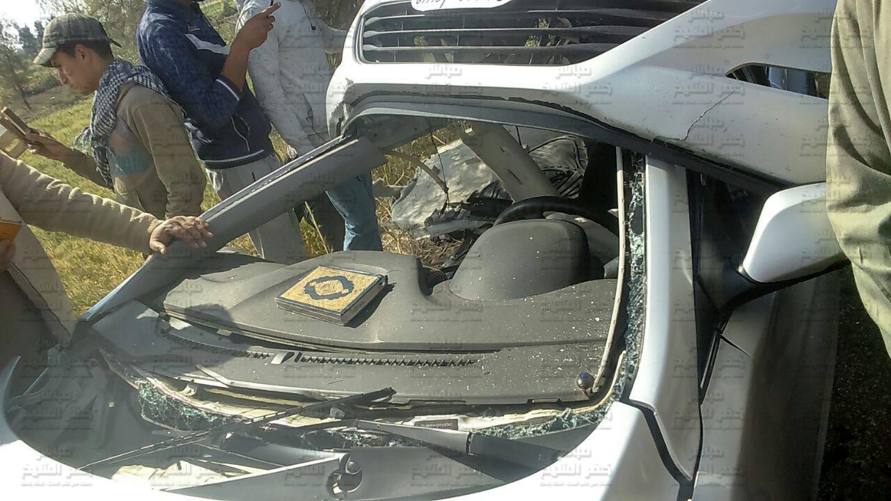  بالاسماء والتفاصيل : مصرع 5 اشخاص واصابة 14 اخرين فى حادث بكفر الشيخ 