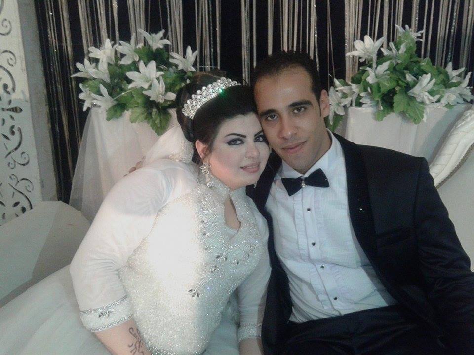العروسين السيد عمر وهاجر محسن