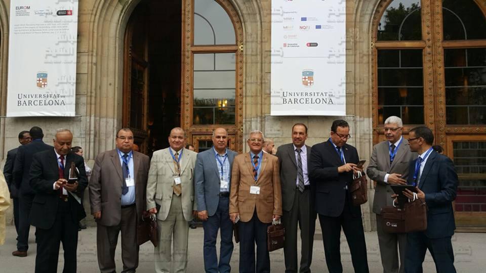  بالصور..رئيس جامعة كفر الشيخ يشارك فى مؤتمر الجامعات العربية الأوروبية بأسبانيا