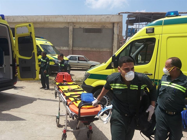  إصابة 7 أشخاص في ثلاث حوادث متفرقة بكفر الشيخ