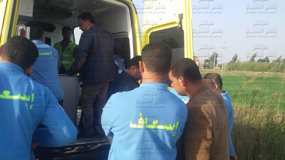  بالاسماء : مصرع شخص وإصابة 7 آخرين فى حادث تصادم بالطريق الدولى الساحلى فى كفر الشيخ