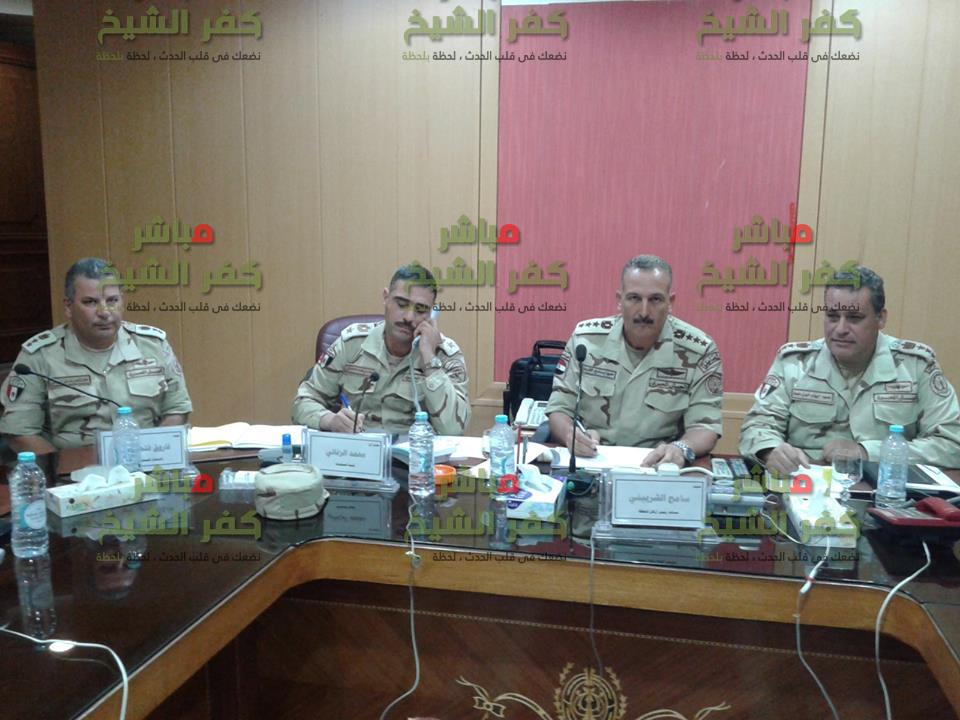  بالصور غرفة عمليات من القوات المسلحة لمتابعة العملية الإنتخابية بكفر الشيخ
