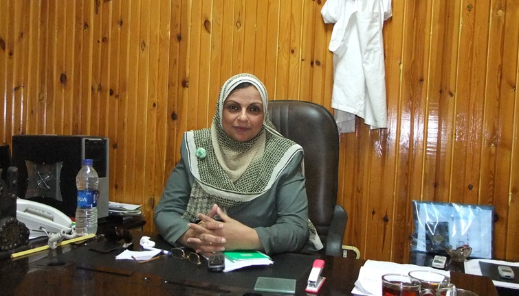 الدكتورة لميس المعداوي، وكيل وزارة الصحة بكفر الشيخ