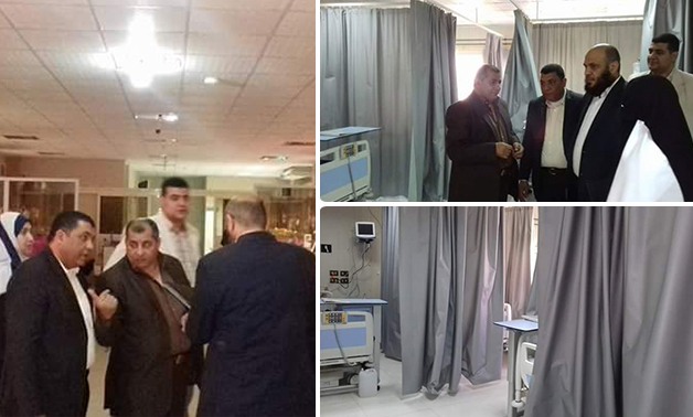  النائب محمد عبيدى يتفقد مستشفى سيدى سالم للوقوف على احتياجاتها