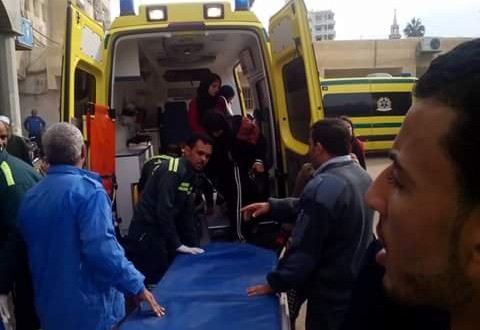  بالاسماء .. اصابة 3 أشخاص فى حادث سير بكفر  الشيخ 