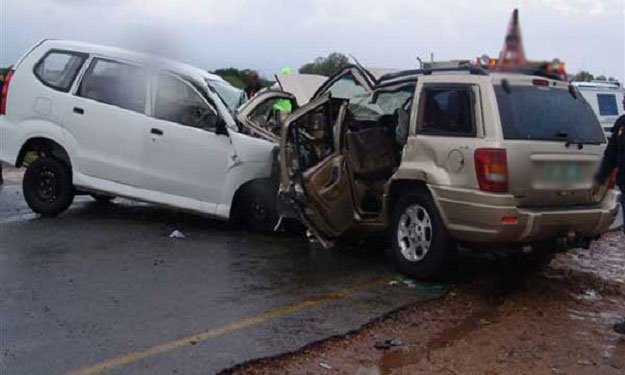  بالاسماء: إصابة ثلاثة أشخاص فى حادث تصادم على الطريق الدولى