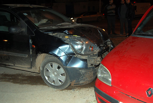  إصابة شخصين في حادث تصادم  في كفر الشيخ
