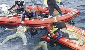  انتشال 6 جثث أفارقه من سواحل البرلس في هجرة غير شرعية 