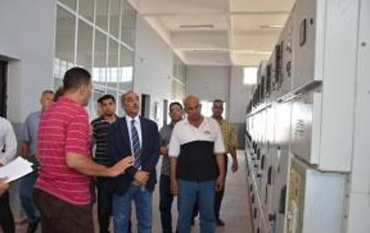 محافظ كفر الشيخ يتفقد موزع كهرباء منطقة مطوبس الصناعية