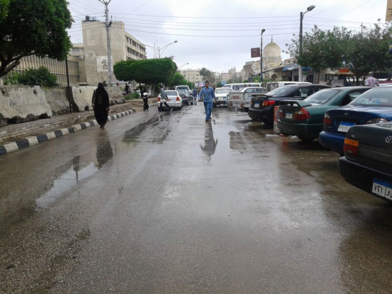  أمطار غزيرة بشمال كفر الشيخ ومتوسطة على بقية المدن