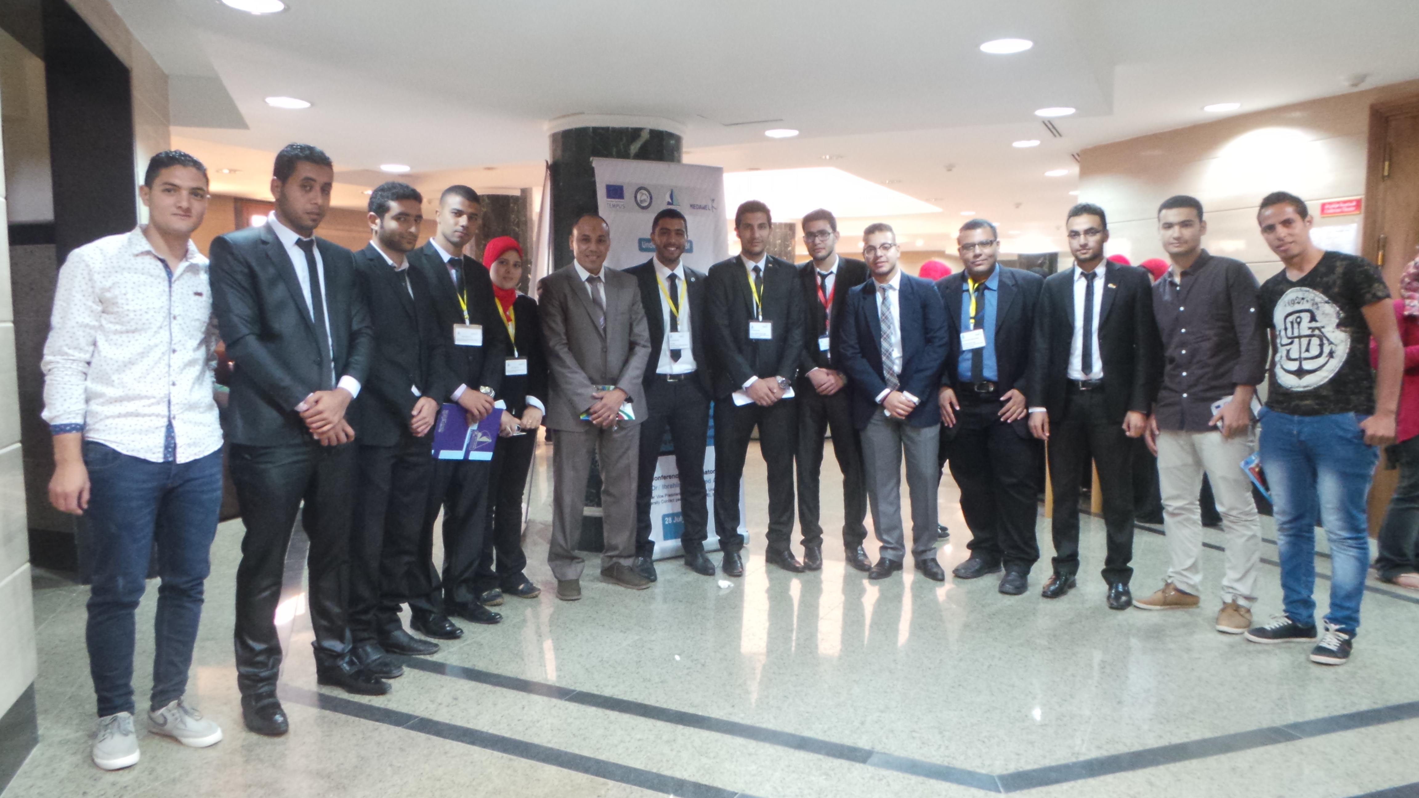 المؤتمر الطلابي  بجامعة كفر الشيخ  بحضور 12 جامعة عربية وأجنبيه 