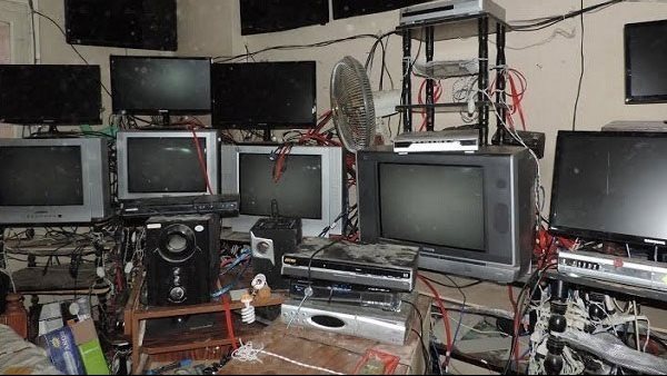  ضبط محطة بث تليفزيوني غير مرخصة خلال حملة أمنية بكفر الشيخ