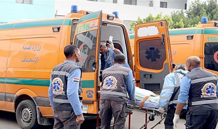  بالاسماء :  إصابة 7 أشخاص بينهم تلاميذ في حادث إنقلاب «ميكروباص مدرسة » بكفر الشيخ