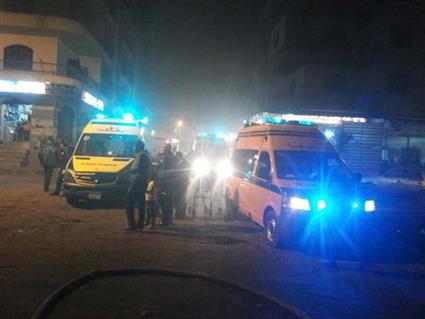  ارتفاع مصابي حريق منزل في كفر الشيخ إلى 5 أشخاص والدفع بـ 3 سيارات اسعاف