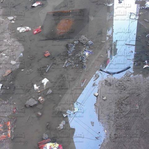  بالصور : السالمية تعيش وسط طفح الصرف الصحي بفوه كفر الشيخ والمسئولون في غفلة 