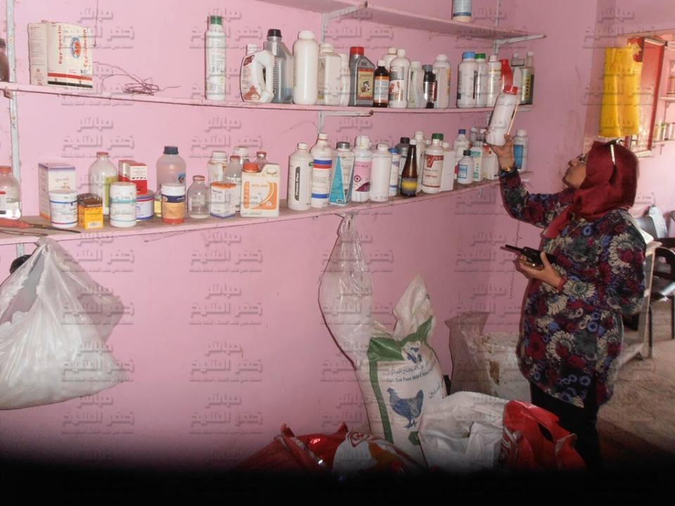  بالصور.. ضبط أدوية منتهية الصلاحية فى حملة على صيدليات بكفر الشيخ