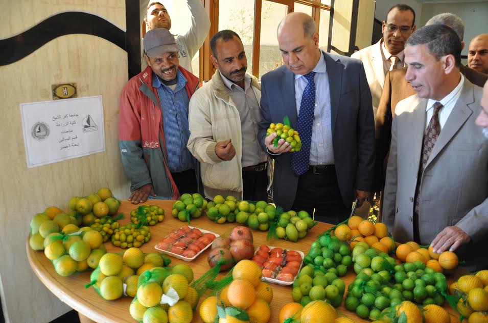  بالصور : افتتاح ملتقى كلية الزراعة والمجتمع المحلي بجامعة كفر الشيخ