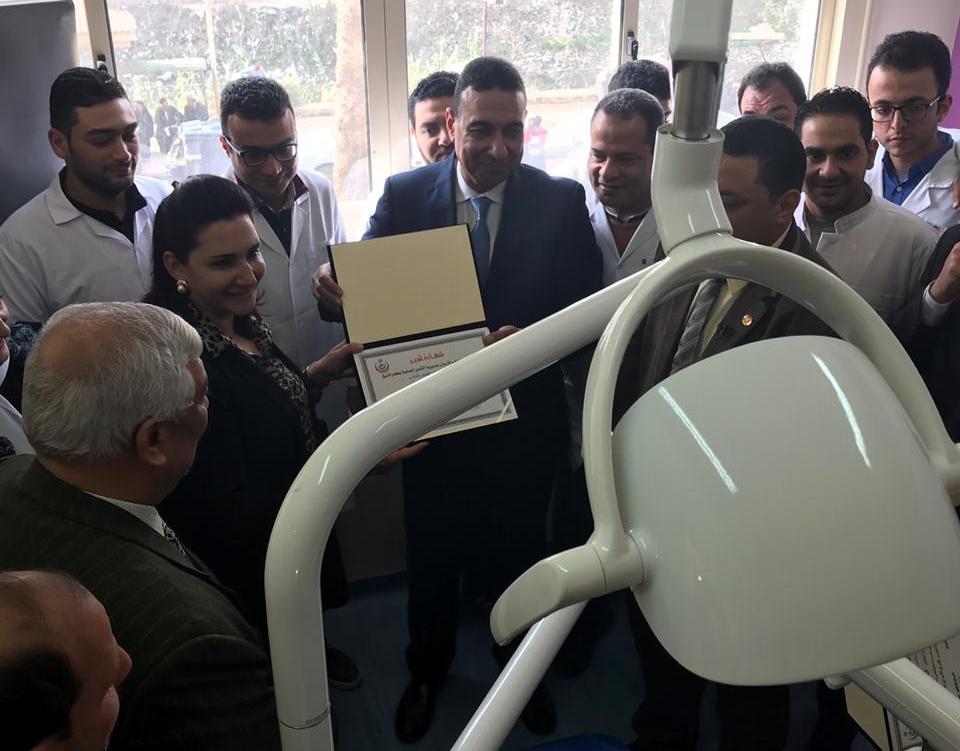  بالصور : مصر الخير و we  تفتتحان تطوير قسم الاسنان بمستشفى دسوق 