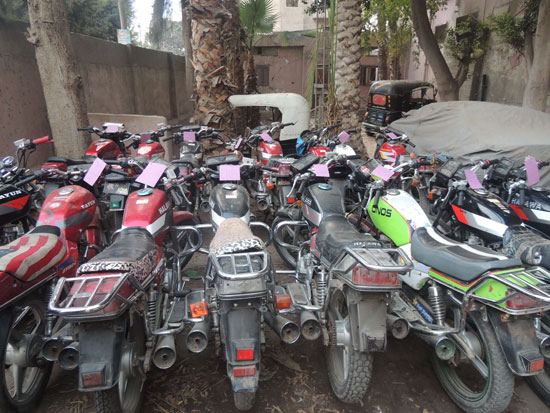  ضبط تشكيل عصابى تخصص فى سرقة الدراجات النارية بكفر الشيخ