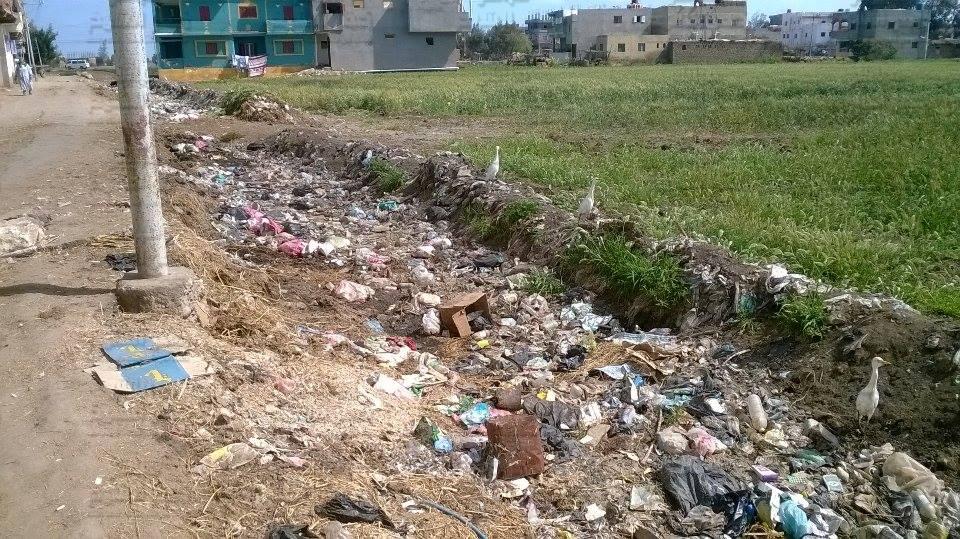  بالصور : القمامة تحاصر أهالي قرية الوزاريه بالرياض .. والمسئولين 