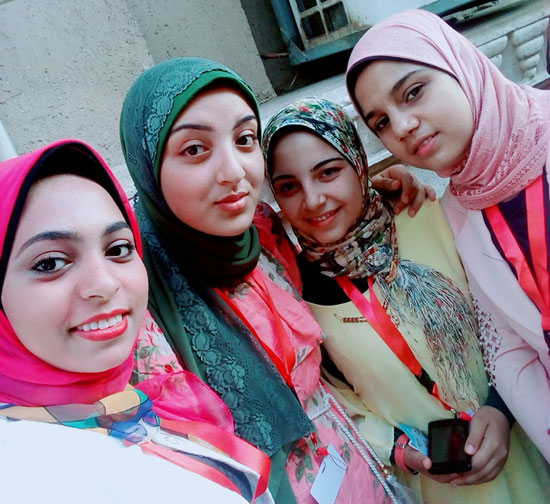  بالصور : حكايات 6 طالبات من أوائل الشهادات الفنية بكفر الشيخ عقب مشاركتهن بمؤتمر الشباب