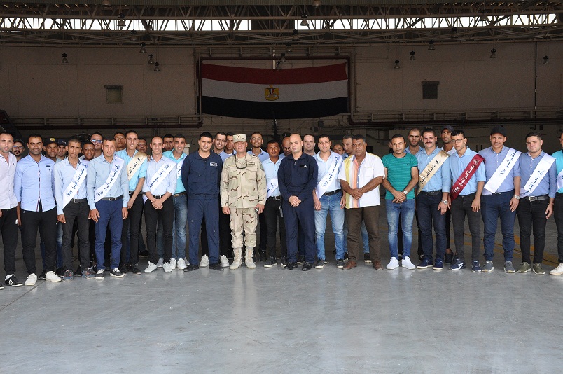  بالصور: التربية العسكرية بجامعة كفر الشيخ  تنظم زيارة لقاعدة 